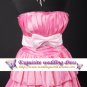 New sexy Prom/Ball/Evening Deep Pink WeddingDress Custom Size  voile&satin 1