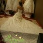 New sexy Prom/Ball/Evening strapless white WeddingDress Custom Size  voile&satin W002-11