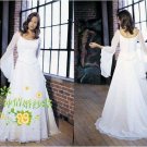 New sexy Prom/Ball/Evening white WeddingDress Custom Size  voile&satin W002-19