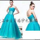 New Sexy Prom/Ball/Evening strapless WeddingDress Custom Size  voile W003-15