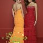 New sexy Prom/Ball/Evening strapless Red WeddingDress Custom Size  voile&satin W002-86