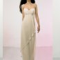 Red A-Line/Princess Strapless Chapel Train Satin wedding dress for brides Custom Size W002-93