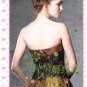New sexy strapless Prom/Ball/Evening WeddingDress Custom Size  voile&satin W002-109