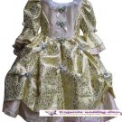 A-line Round-neck kness-Length Satin Flower Girl Dress WG006-1