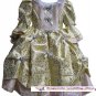 A-line Round-neck kness-Length Satin Flower Girl Dress WG006-1