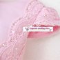 A-line Round-neck kness-Length pink satin&organza Flower Girl Dress WG007-4