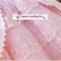 A-line Round-neck kness-Length pink satin&organza Flower Girl Dress WG007-7