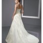 A-Line/Princess Strapless Chapel Train Satin wedding dress for brides 2010 style(WDE0091)