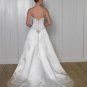 A-Line/Princess Strapless Chapel Train Satin wedding dress for brides 2010 Style(WDS0102)