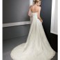 A-Line/Princess Sweetheart Chapel Train lace wedding dress for brides 2010 style(WDE0105)