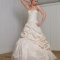 A-Line/Princess Strapless Chapel Train Taffeta wedding dress for brides 2010 Style(WDS0094)