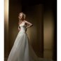 A-Line/Princess Strapless Chapel Train Chiffon wedding dress for brides 2010 style(WDE0069)