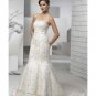 Mermaid Strapless Chapel Train Satin wedding dress(WD6630)
