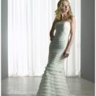 Mermaid Strapless Chapel train Chiffon wedding dress for brides 2010 style(WDA0095)
