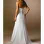 Mermaid Halter top Chapel train satin wedding dress for brides 2010 style(WDA1430)