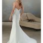 Mermaid Strapless Chapel train Satin wedding dress for brides 2010 Style(WDA0053)