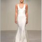 Mermaid Scoop Floor-length Satin wedding dress for brides 2010 style(WDA0561)