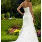 Mermaid Sweetheart Cathedal Train Satin wedding dress (WD25)
