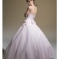 Ball Gown Strapless Floor Length Organza wedding dress for brides 2010 style(WDE0178)