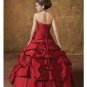 Ball Gown Strapless Floor Length Satin wedding dress for brides 2010 style(WDE0152)