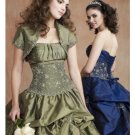 Ball Gown Strapless Floor Length Satin wedding dress for brides 2010 style(WDE0157)