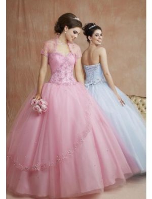 Ball Gown Sweetheart Tea-length Organza wedding dress for brides 2010 style(WDE0163)