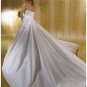 Ball Gown Halter Top Cathedral Train Satin wedding dress for brides 2010 style(WDA1517)
