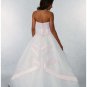 Ball Gown Halter Top Floor Length Satin wedding dress for brides 2010 style(WDA0318)
