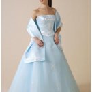 Ball Gown Strapless Floor Length Satin wedding dress for brides 2010 style(WDA0316)