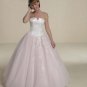Ball Gown Strapless Floor Length Satin wedding dress for brides 2010 style(WDA0310)