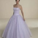 Ball Gown Strapless Floor Length Satin wedding dress for brides 2010 style(WDA0309)