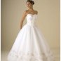 Ball Gown Strapless Floor Length Organza wedding dress for brides 2010 style(WDA0328)