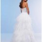 Column SweetHeart Floor-length Tulle Wedding Dress W100507