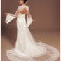 Column/Sheath Strapless Chapel train Satin wedding dress for brides 2010 style(WDA1434)