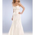 Empire Sweetheart Brush Train Taffeta wedding dress for brides 2010 Style(WD0042)