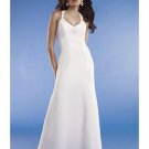 Empire Halter Top Chapel train Chiffon wedding dress for brides 2010 Style(WED0070)