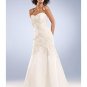 Empire Strapless Chapel Train Chiffon wedding dress for brides 2010 Style(WD0032)