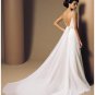 Empire Spaghetti straps Sweeping Train Chiffon wedding dress for brides 2010 style(WDA1563)