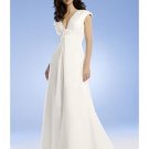 Empire V-neck Chapel train Chiffon wedding dress for brides 2009 Style(WED0048)