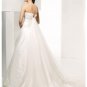 A-Line/Princess Strapless Chapel Train Taffeta wedding dress for brides new style(WDE0008)