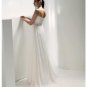 Empire Spaghetti Straps Chapel Chiffon wedding dress for brides new style(WDE0003)
