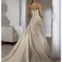 A-Line/Princess Strapless Chapel Train Taffeta wedding dress for brides new Style(WDS0045)