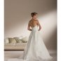 A-Line/Princess Strapless Chapel Train Satin wedding dress for brides new Style(WDS0075)