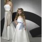 A-line Spaghetti Straps Tea-length Satin Flower girls Dress new style(FGD0064)