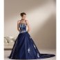 A-Line/Princess Strapless Chapel Train Satin wedding dress for brides new Style(WDS0063)