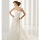 A-Line/Princess Sweetheart Chapel Train Satin wedding dress for brides new style(WDE0028)