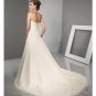 A-Line/Princess Sweetheart Chapel Train Satin wedding dress for brides new style(WDE0033)