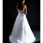 A-Line/Princess Strapless Chapel Train Chiffon wedding dress for brides new Style(WDS0062)
