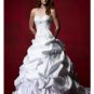 A-Line/Princess Sweetheart Chapel Train Satin wedding dress (WD921112) for brides new Style