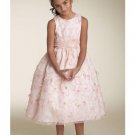 A-line Scoop Knee-Length Organza Flower Girl Dress new style(FGD0114)